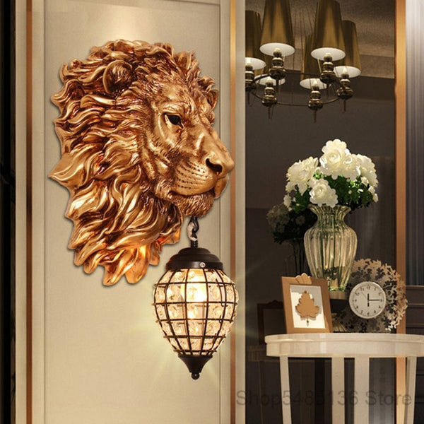 Royal Lion Wall Lamp
