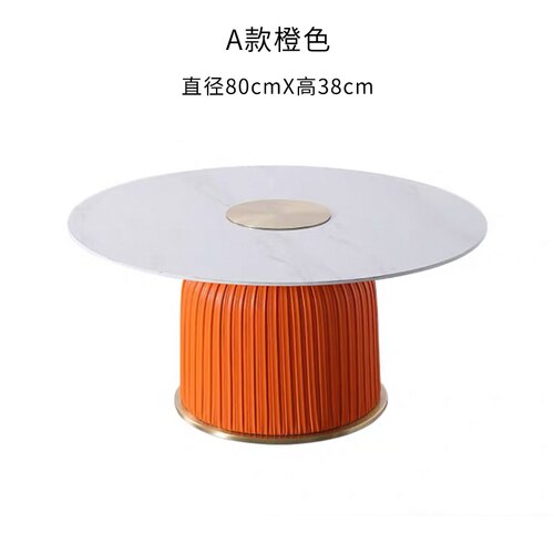 Italian Living Room Coffee Table Creative Small Apartment Hotel Endtable Modern Minimalist Bedroom Restaurant Round Corner Table