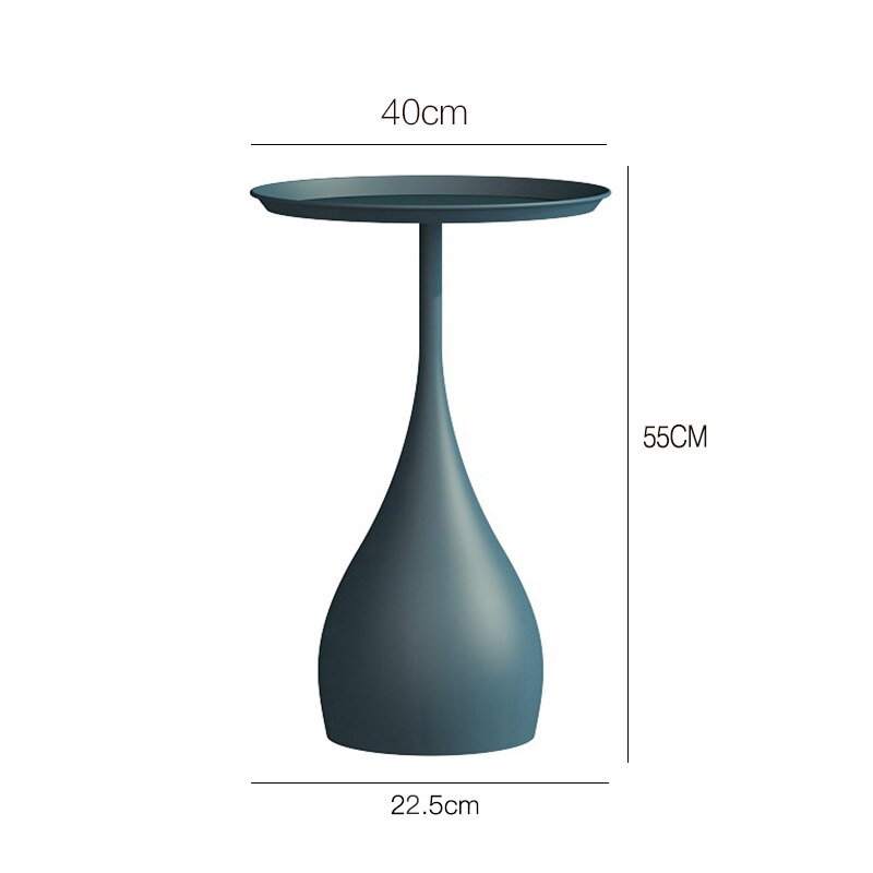 Solid metal support Nordic marble side high temperature nano baking varnish ins simple modern creative sofa small tea table side