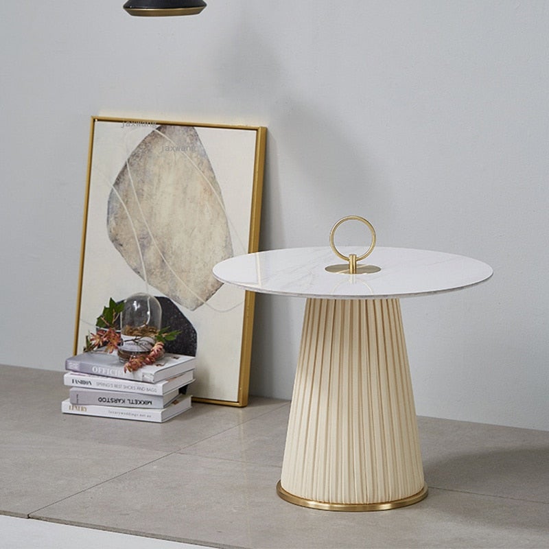 Italian Living Room Coffee Table Creative Small Apartment Hotel Endtable Modern Minimalist Bedroom Restaurant Round Corner Table