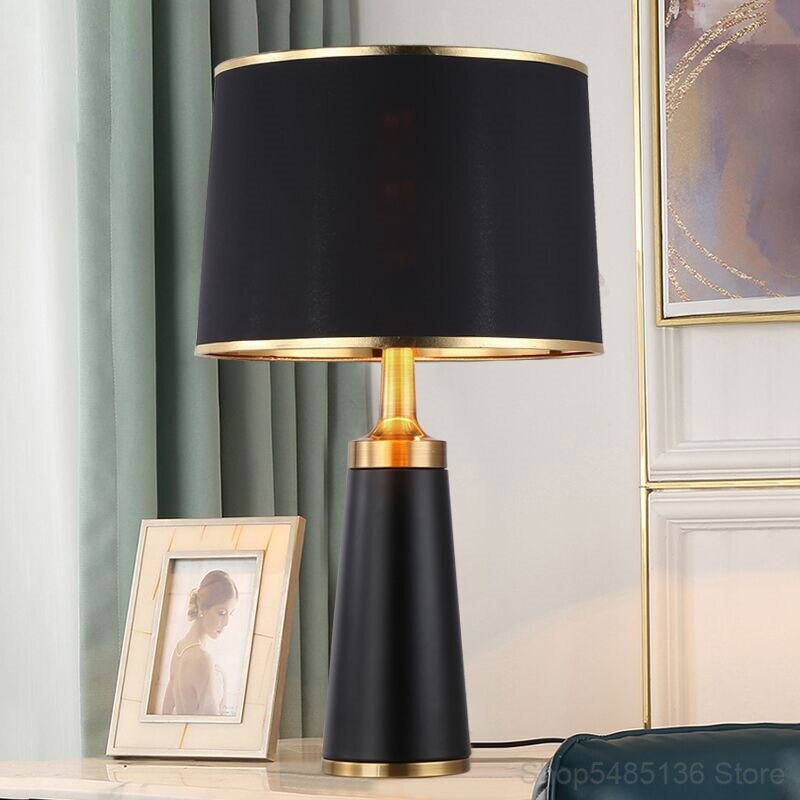 European-style Modern Led Light Luxury Table Lamp Creative Romantic Bedroom Bedside Living Room Study Home Decorative Art Lamps