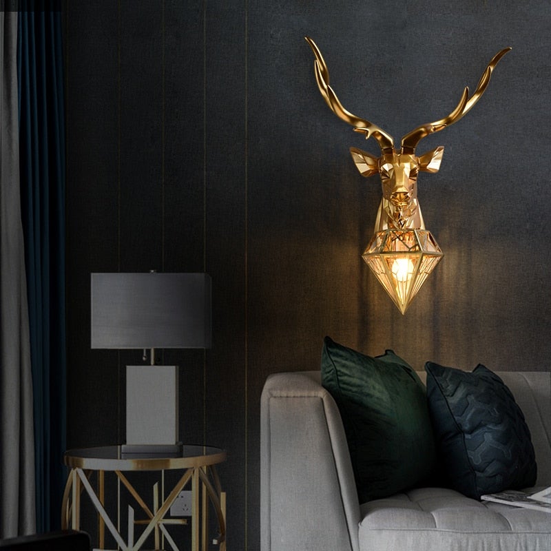 Amperian Antler Wall Lamp