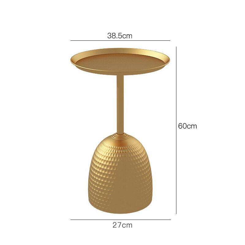 Solid metal support Nordic marble side high temperature nano baking varnish ins simple modern creative sofa small tea table side