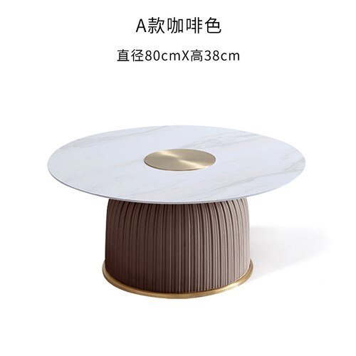 Italian Living Room Coffee Table Creative Small Apartment Hotel Endtable Modern Minimalist Bedroom Restaurant Round Corner Table