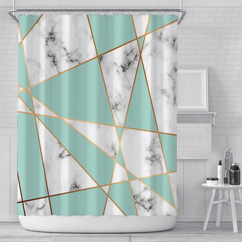 Bianco Picasso Shower Curtain
