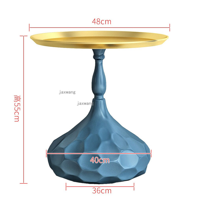 Light Luxury Nordic End Tables Modern Simple Bedside Table Italian Sofa Small Coffee Table Corner Table Living Room Furniture