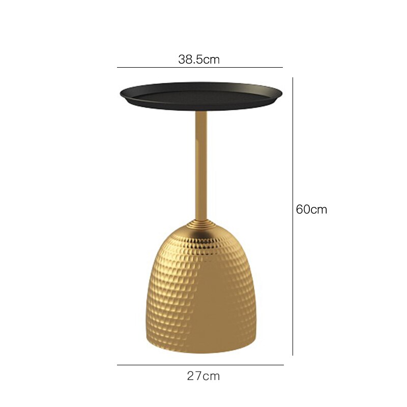 Solid metal support Nordic marble side high temperature nano baking varnish ins simple modern creative sofa small tea table side