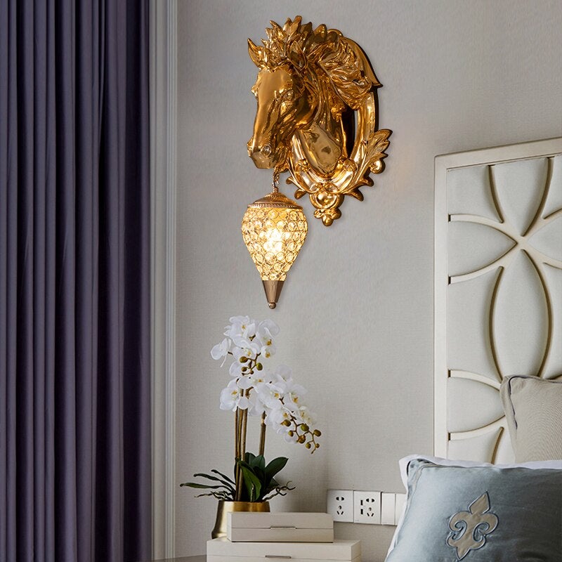 Sultan Horse Wall Lamp