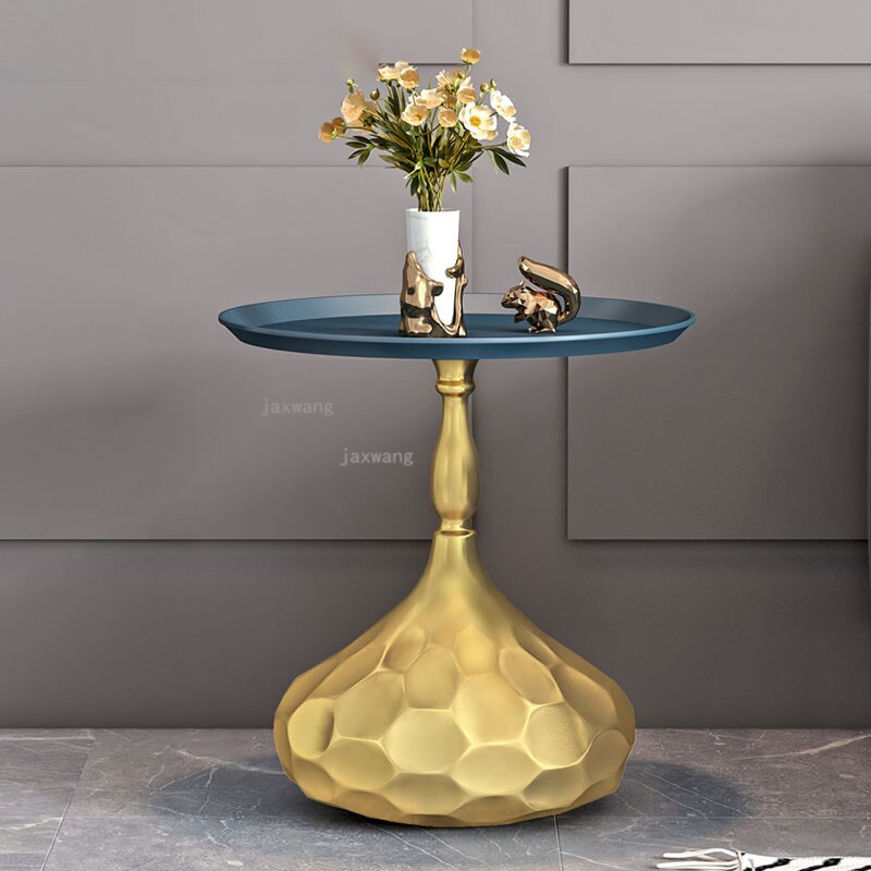 Light Luxury Nordic End Tables Modern Simple Bedside Table Italian Sofa Small Coffee Table Corner Table Living Room Furniture