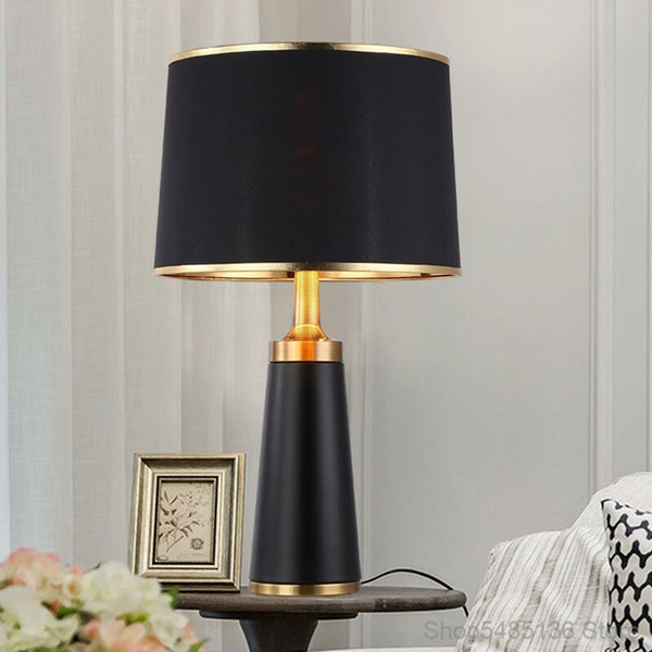 European-style Modern Led Light Luxury Table Lamp Creative Romantic Bedroom Bedside Living Room Study Home Decorative Art Lamps