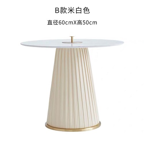 Italian Living Room Coffee Table Creative Small Apartment Hotel Endtable Modern Minimalist Bedroom Restaurant Round Corner Table