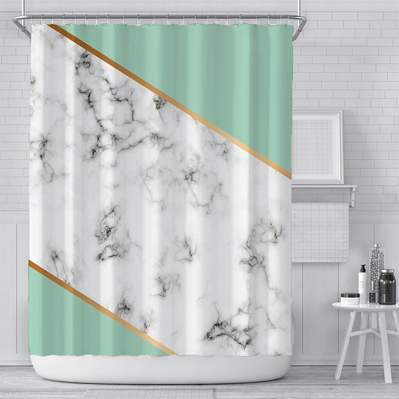 Bianco Picasso Shower Curtain