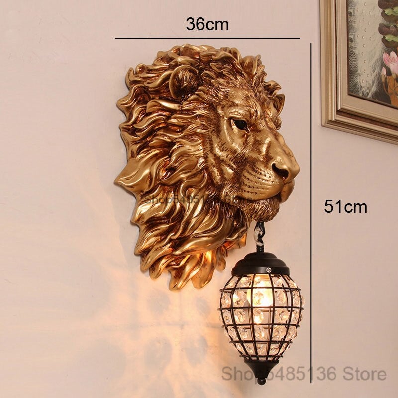 Royal Lion Wall Lamp