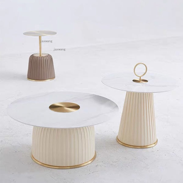 Italian Living Room Coffee Table Creative Small Apartment Hotel Endtable Modern Minimalist Bedroom Restaurant Round Corner Table