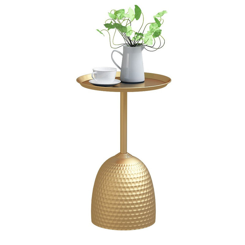 Solid metal support Nordic marble side high temperature nano baking varnish ins simple modern creative sofa small tea table side
