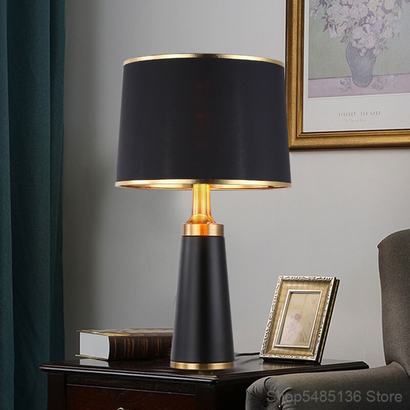 European-style Modern Led Light Luxury Table Lamp Creative Romantic Bedroom Bedside Living Room Study Home Decorative Art Lamps