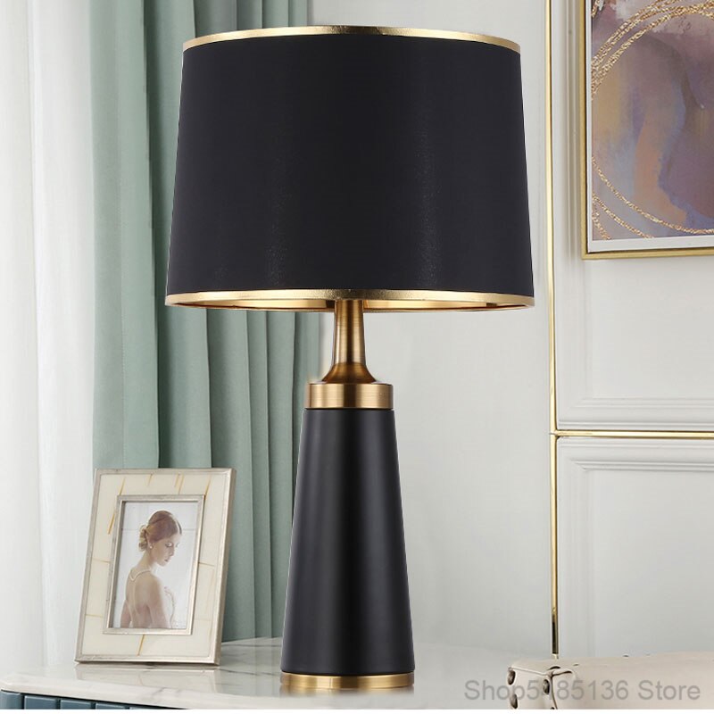 European-style Modern Led Light Luxury Table Lamp Creative Romantic Bedroom Bedside Living Room Study Home Decorative Art Lamps