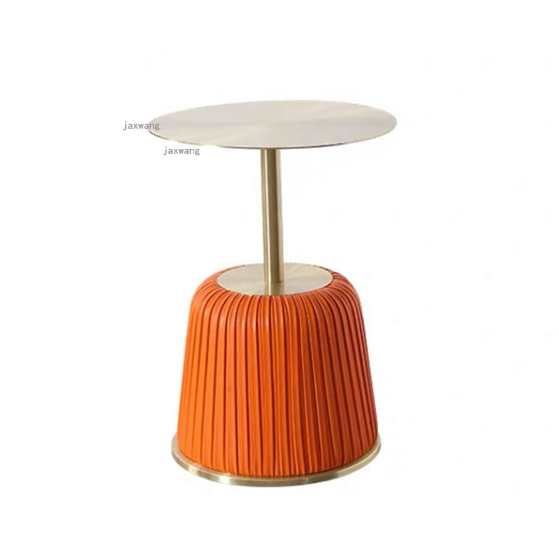 Italian Living Room Coffee Table Creative Small Apartment Hotel Endtable Modern Minimalist Bedroom Restaurant Round Corner Table