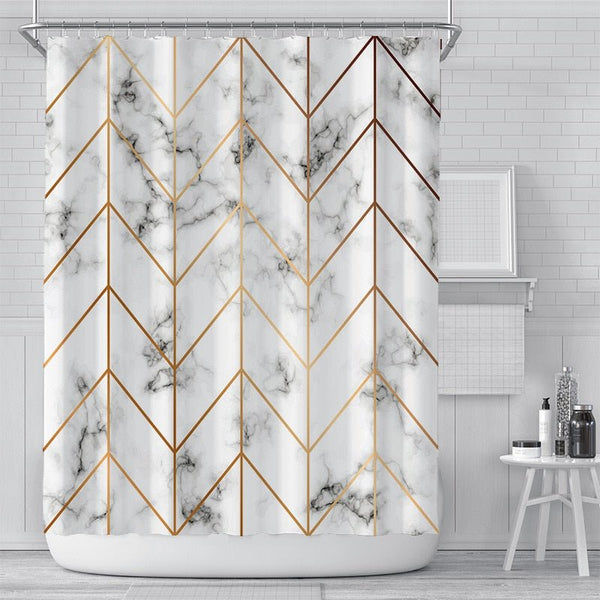 Bianco Picasso Shower Curtain