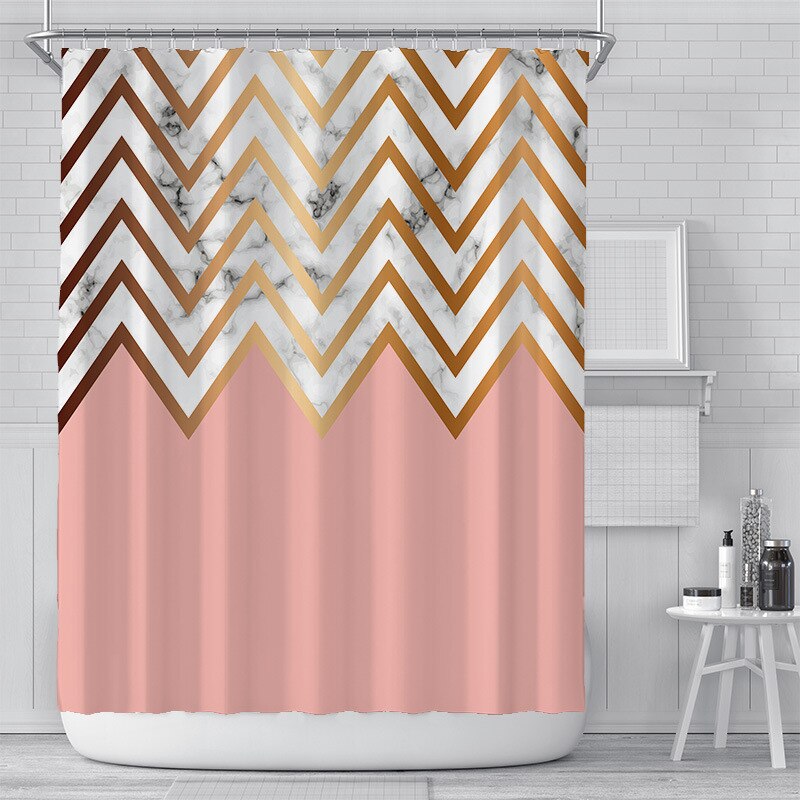Bianco Picasso Shower Curtain