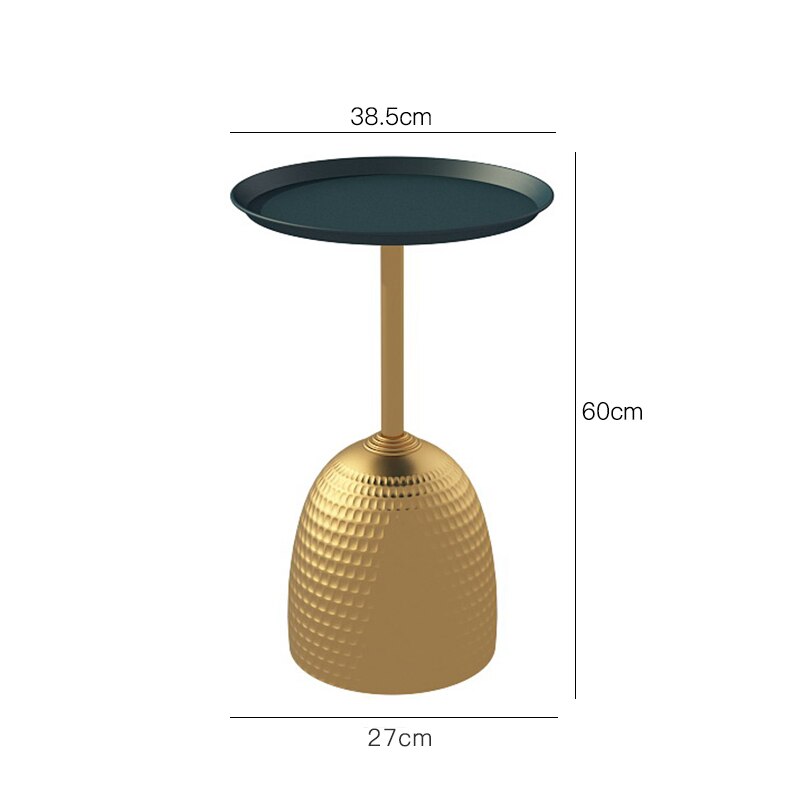 Solid metal support Nordic marble side high temperature nano baking varnish ins simple modern creative sofa small tea table side