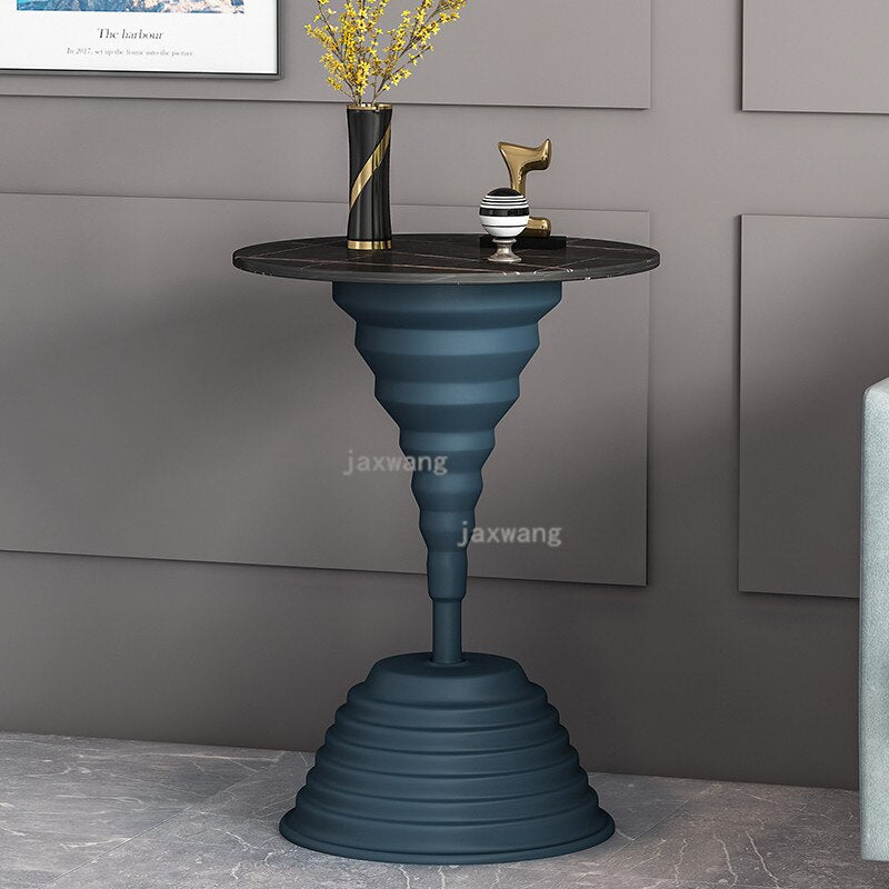 Nordic Luxury Rock Board Coffee Tables Modern Sofa Side Tables Sofa Corner Table Living Room Furniture Bedside Table
