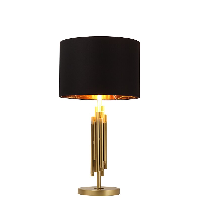 Nordic LED Iron Art Table Lamp Cafe Modern Restaurant Living Room Desk Lamp Bedroom Bedside Table Light Reading Decor Fixtures