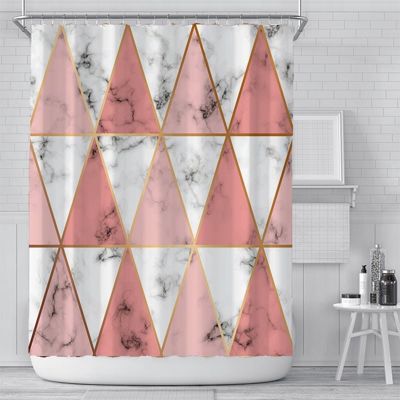 Bianco Picasso Shower Curtain