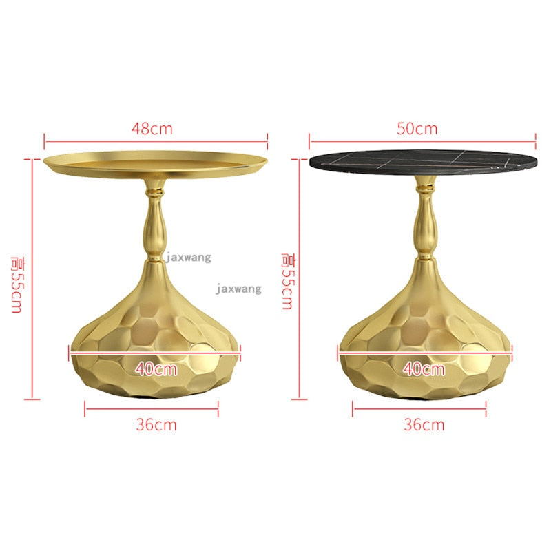 Light Luxury Nordic End Tables Modern Simple Bedside Table Italian Sofa Small Coffee Table Corner Table Living Room Furniture