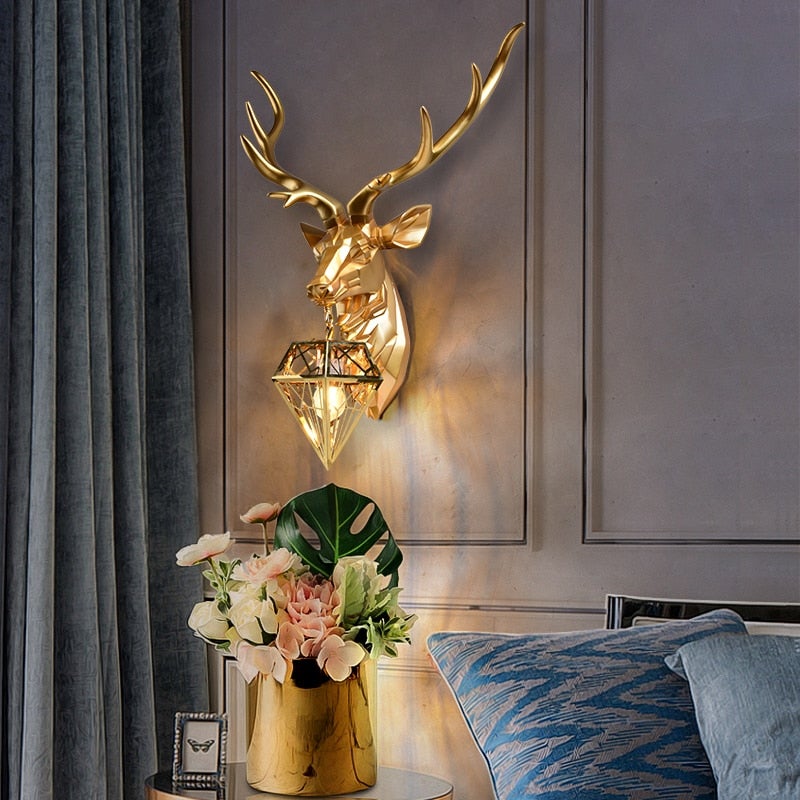 Amperian Antler Wall Lamp