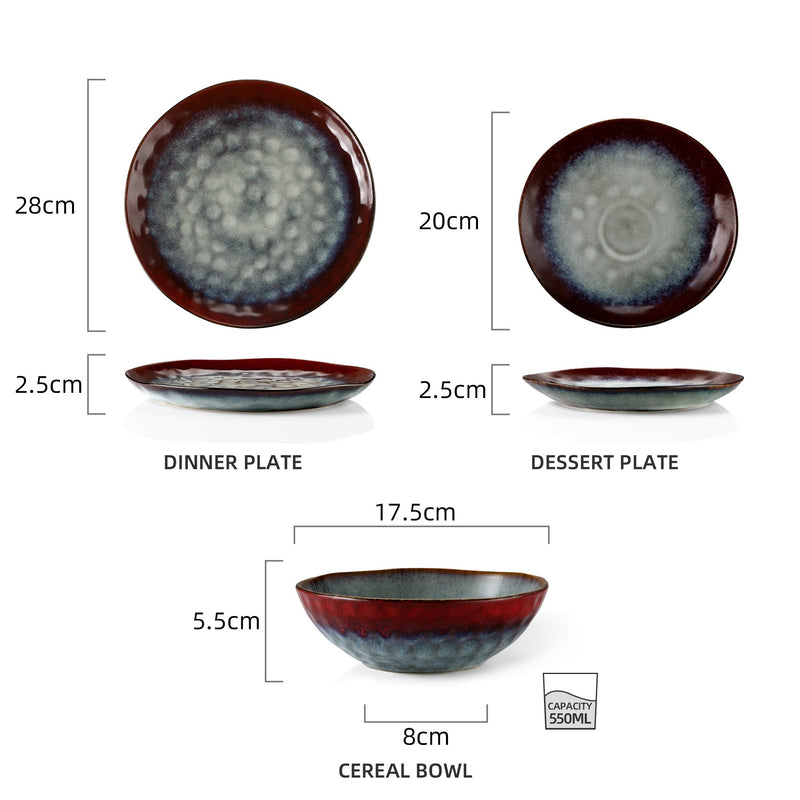 Elara Porcelain Dinner Set